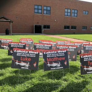 Lakota West Marching Firebird Yard Sign