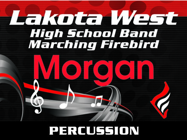 Lakota West Marching Firebird Yard Sign - Image 5